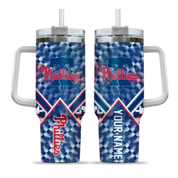 custom philadelphia phillies chevron angle blue curved tumbler best selling 1.webp