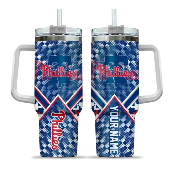 custom philadelphia phillies chevron angle blue curved tumbler best selling 1.webp