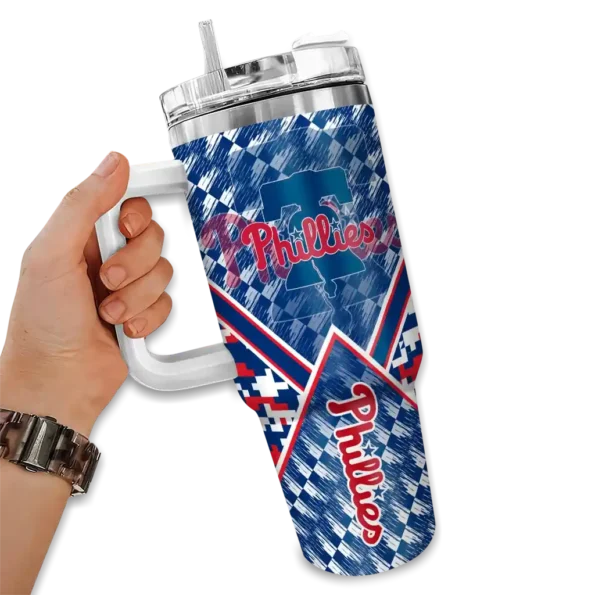 custom philadelphia phillies chevron angle blue curved tumbler fashion forward 1.webp