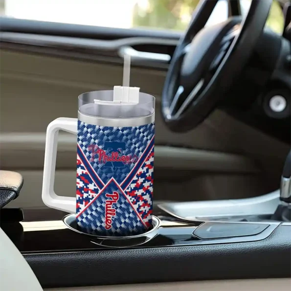 custom philadelphia phillies chevron angle blue curved tumbler trendy 1.webp