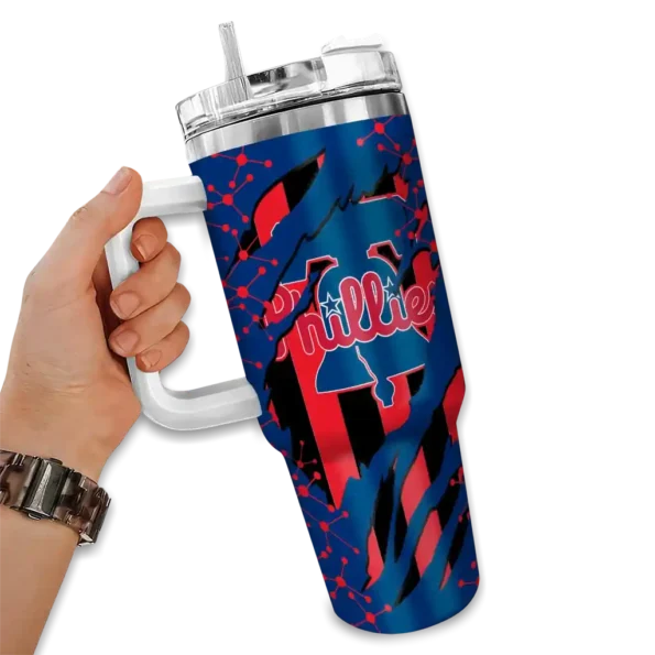 custom philadelphia phillies claw cut blue black curved tumbler fashion forward 1.webp