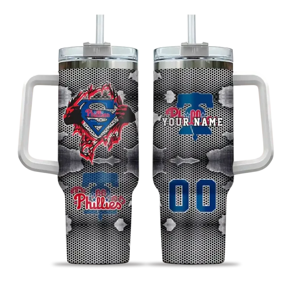 custom philadelphia phillies superman shield blue gray curved tumbler best selling 1.webp