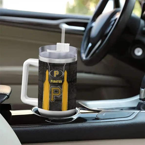 custom pittsburgh pirates hexagon armor black curved tumbler trendy 1.webp