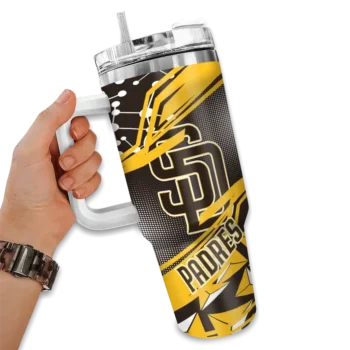 custom san diego padres abstract paths brown curved tumbler fashion forward 1.webp