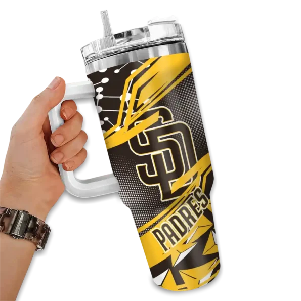 custom san diego padres abstract paths brown curved tumbler fashion forward 1.webp