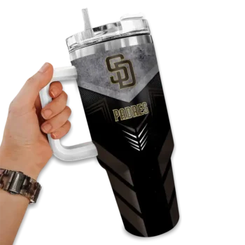 custom san diego padres arrow armor brown black curved tumbler fashion forward 1.webp