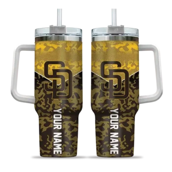 custom san diego padres chevron stripe brown curved tumbler best selling 1.webp