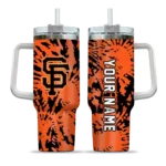 custom san francisco giants burst swirl orange curved tumbler best selling 1.webp