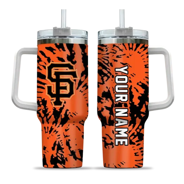 custom san francisco giants burst swirl orange curved tumbler best selling 1.webp