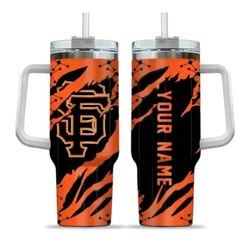 custom san francisco giants claw cut orange black curved tumbler best selling 1.webp