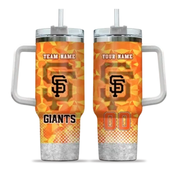 custom san francisco giants geometric prism orange curved tumbler best selling 1.webp