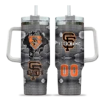 custom san francisco giants superman shield orange gray curved tumbler best selling 1.webp