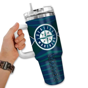 custom seattle mariners chevron layers navy blue curved tumbler fashion forward 1.webp