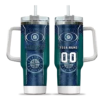 custom seattle mariners hexagon armor navy blue curved tumbler best selling 1.webp