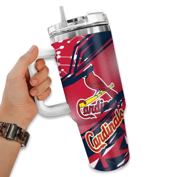 custom st louis cardinals abstract paths red curved tumbler fashion forward 1.webp