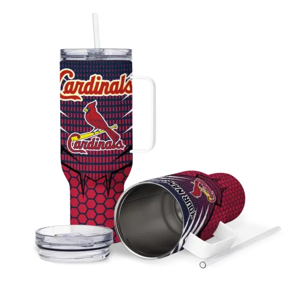 custom st louis cardinals hex texture red curved tumbler high quality 1.webp