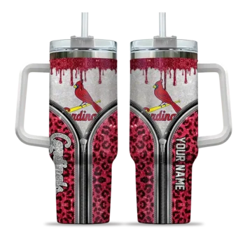 custom st louis cardinals leopard zipper red curved tumbler best selling 1.webp