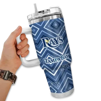 custom tampa bay rays bold diamonds navy curved tumbler fashion forward 1.webp