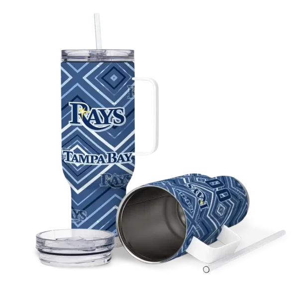 custom tampa bay rays bold diamonds navy curved tumbler high quality 1.webp
