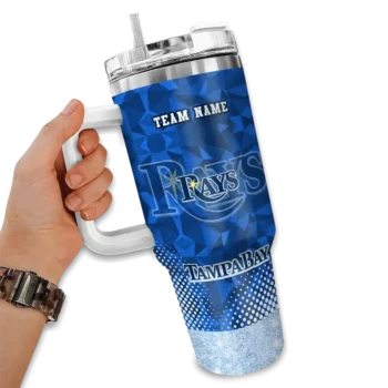 custom tampa bay rays geometric prism navy curved tumbler fashion forward 1.webp