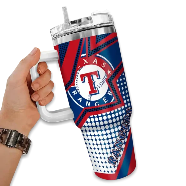 custom texas rangers arrow burst blue curved tumbler fashion forward 1.webp