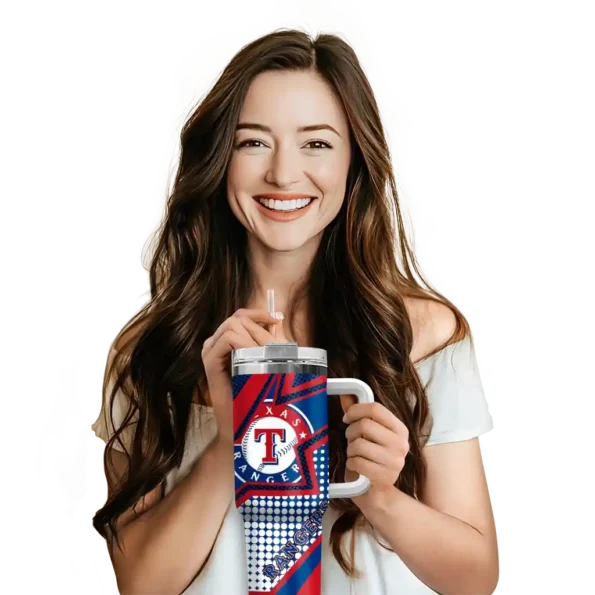 custom texas rangers arrow burst blue curved tumbler premium grade 1.webp