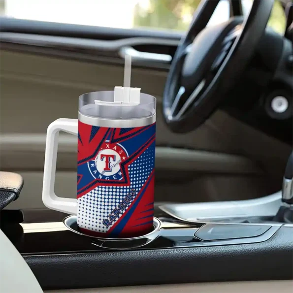 custom texas rangers arrow burst blue curved tumbler trendy 1.webp