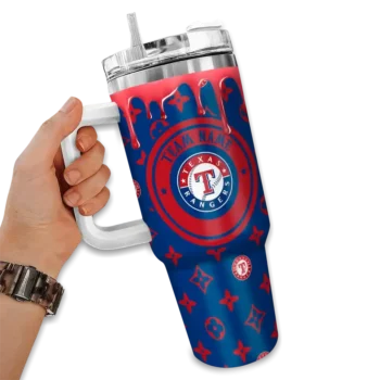custom texas rangers bullseye drips blue curved tumbler fashion forward 1.webp