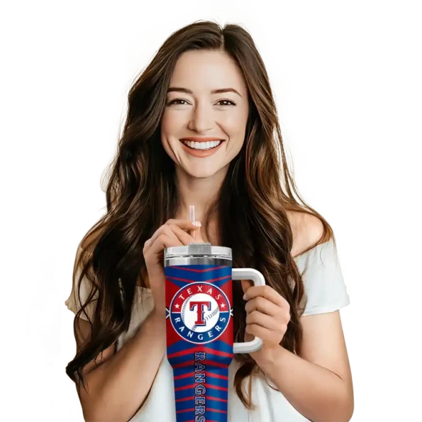 custom texas rangers chevron layers blue curved tumbler premium grade 1.webp