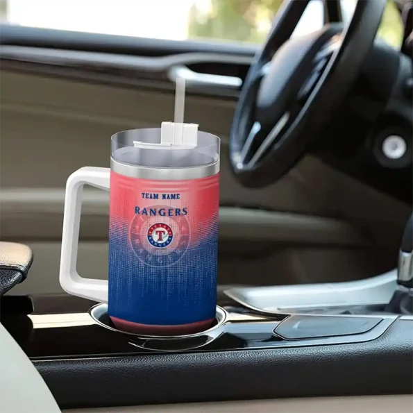 custom texas rangers gradient dots blue curved tumbler trendy 1.webp