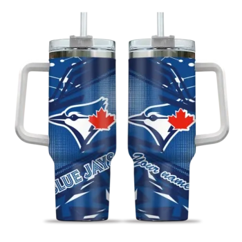 custom toronto blue jays abstract paths blue curved tumbler best selling 1.webp