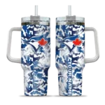 custom toronto blue jays camo mashup blue white curved tumbler best selling 1.webp
