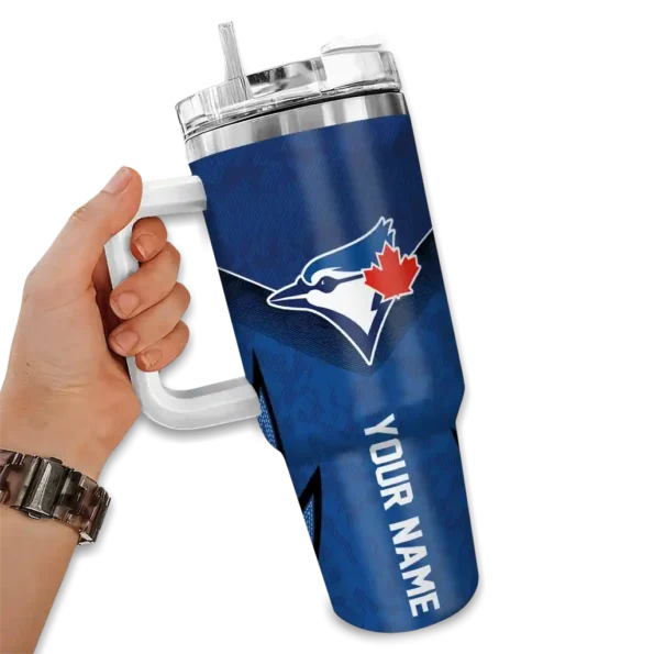 custom toronto blue jays chevron stripe blue curved tumbler fashion forward 1.webp