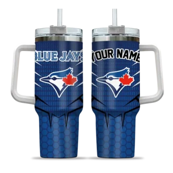 custom toronto blue jays hex texture blue curved tumbler best selling 1.webp
