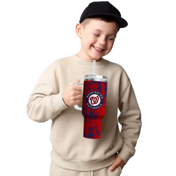 custom washington nationals burst swirl red curved tumbler latest model.webp