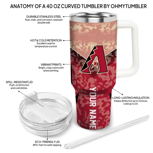 customized arizona diamondbacks chevron stripe red curved tumbler new arrival 1 1 1 1.webp