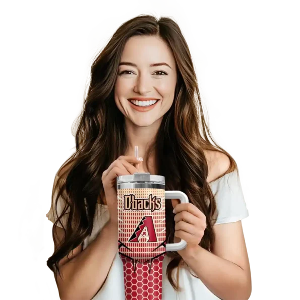 customized arizona diamondbacks hex texture red curved tumbler premium grade 1 1 1 1.webp