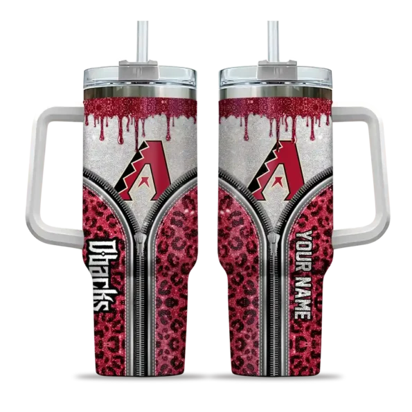 customized arizona diamondbacks leopard zipper red curved tumbler best selling 1 1 1 1.webp