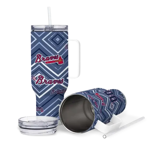 customized atlanta braves bold diamonds navy curved tumbler high quality 1 1.webp