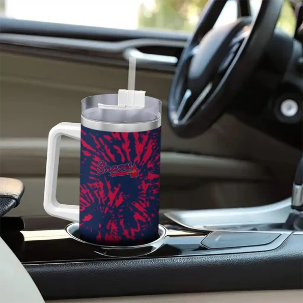 customized atlanta braves burst swirl navy curved tumbler trendy 1 1.webp