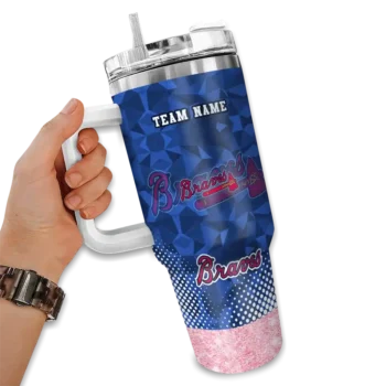 customized atlanta braves geometric prism navy curved tumbler fashion forward 1 1.webp