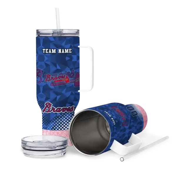 customized atlanta braves geometric prism navy curved tumbler high quality 1 1.webp