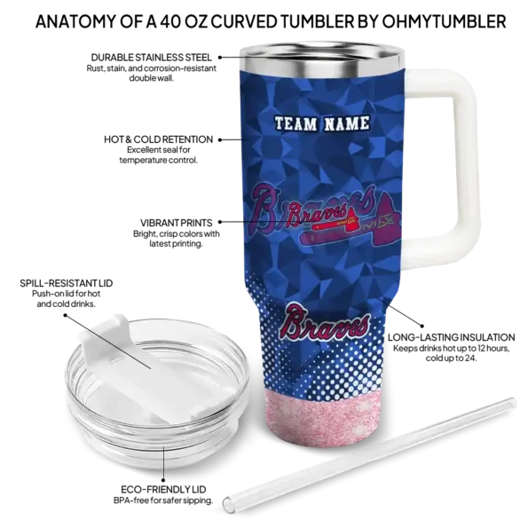 customized atlanta braves geometric prism navy curved tumbler new arrival 1 1.webp