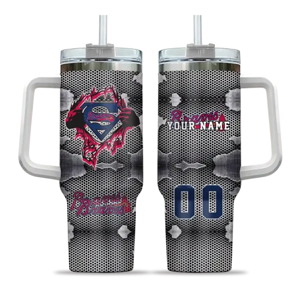 customized atlanta braves superman shield navy gray curved tumbler best selling 1 1.webp