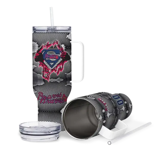 customized atlanta braves superman shield navy gray curved tumbler high quality 1 1.webp