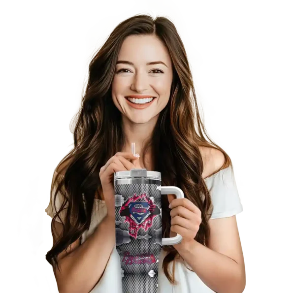 customized atlanta braves superman shield navy gray curved tumbler premium grade 1 1.webp