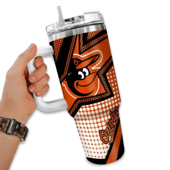 customized baltimore orioles arrow burst orange curved tumbler fashion forward 1 1.webp