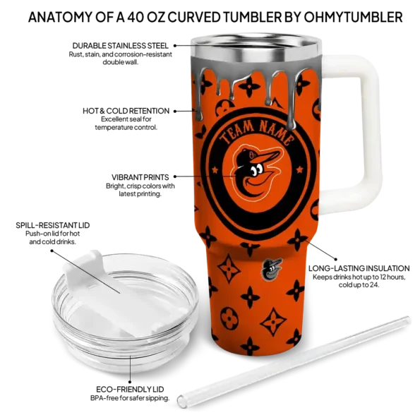 customized baltimore orioles bullseye drips orange curved tumbler new arrival 1 1.webp