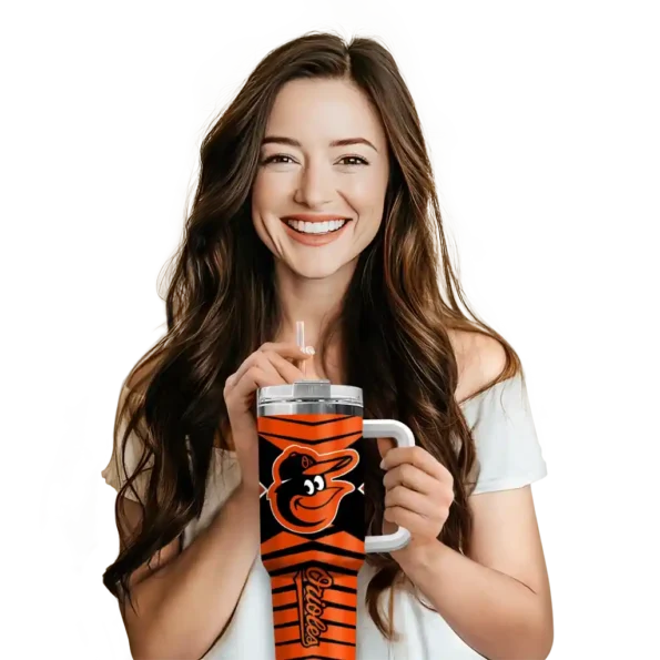 customized baltimore orioles chevron layers orange curved tumbler premium grade 1 1.webp