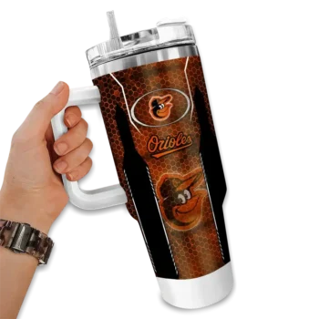 customized baltimore orioles hexagon armor orange curved tumbler fashion forward 1 1.webp